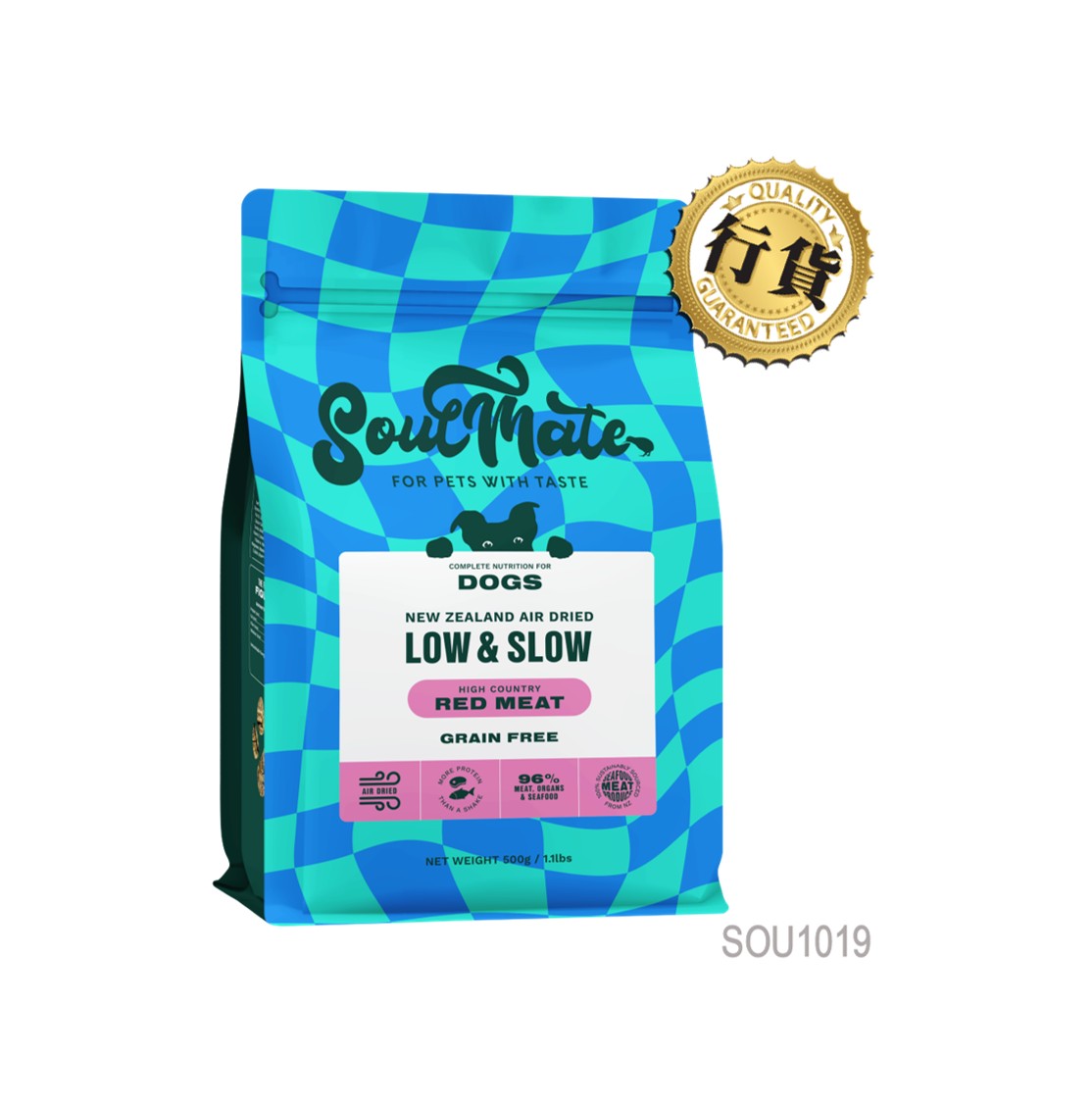 SoulMate 靈魂伴侶鄉村紅肉風乾狗糧 500g
