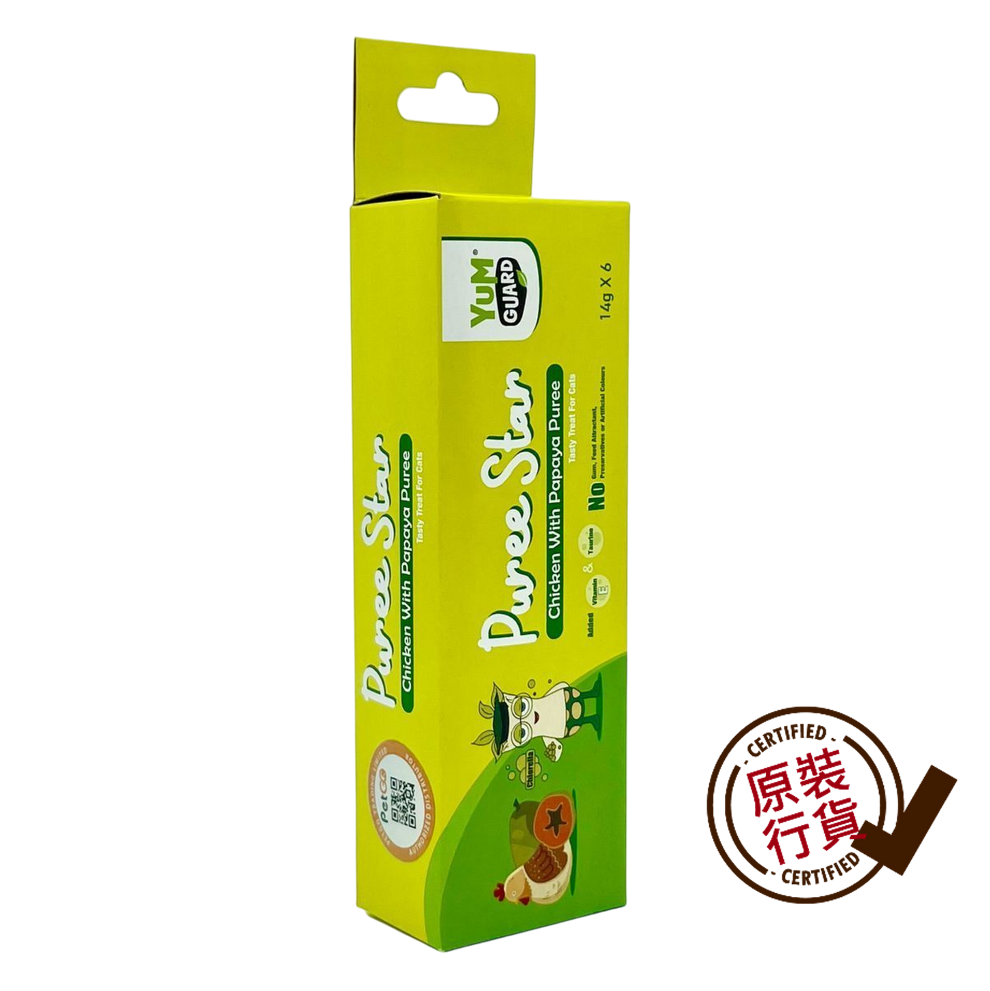 營加 雞肉木瓜果泥 14g x 6 (包裝隨機提供)