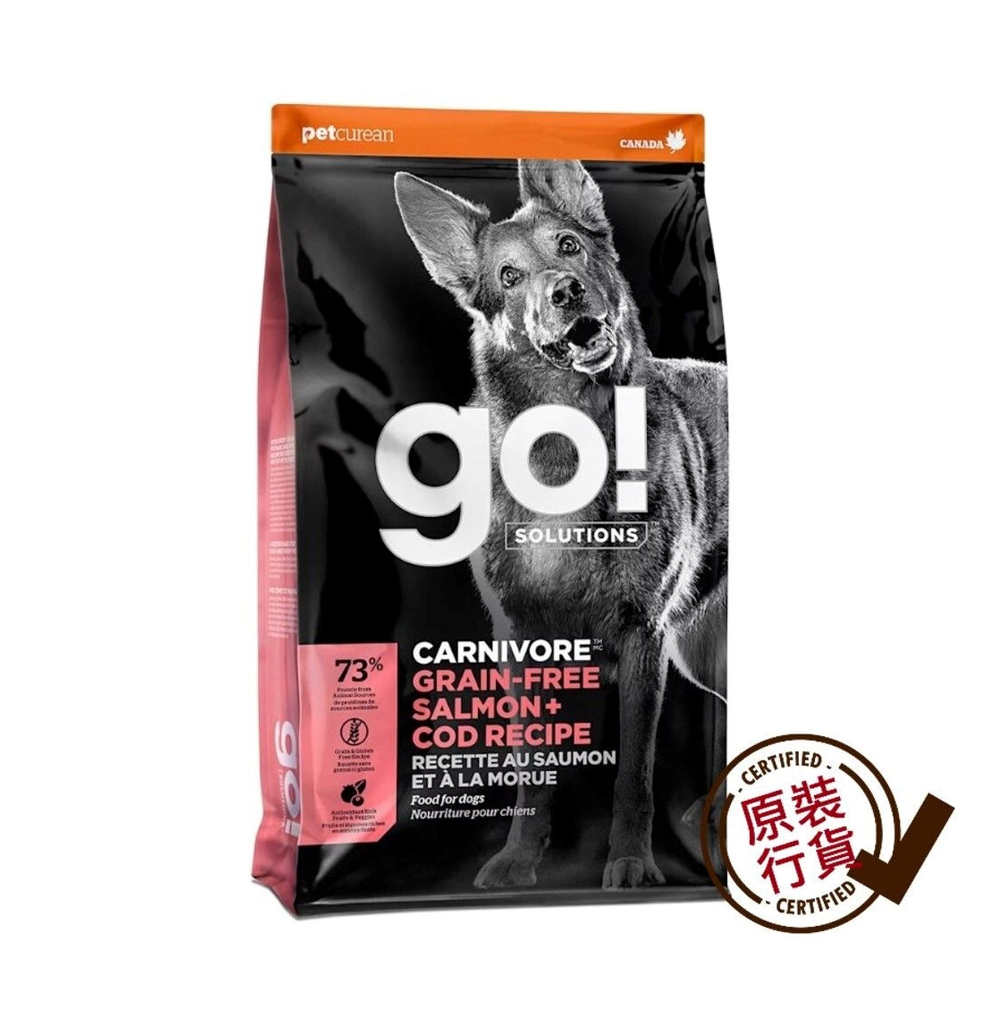 GO! SOLUTIONS 活力營養系列 無穀物 三文魚+鱈魚配方 全犬乾糧 22磅