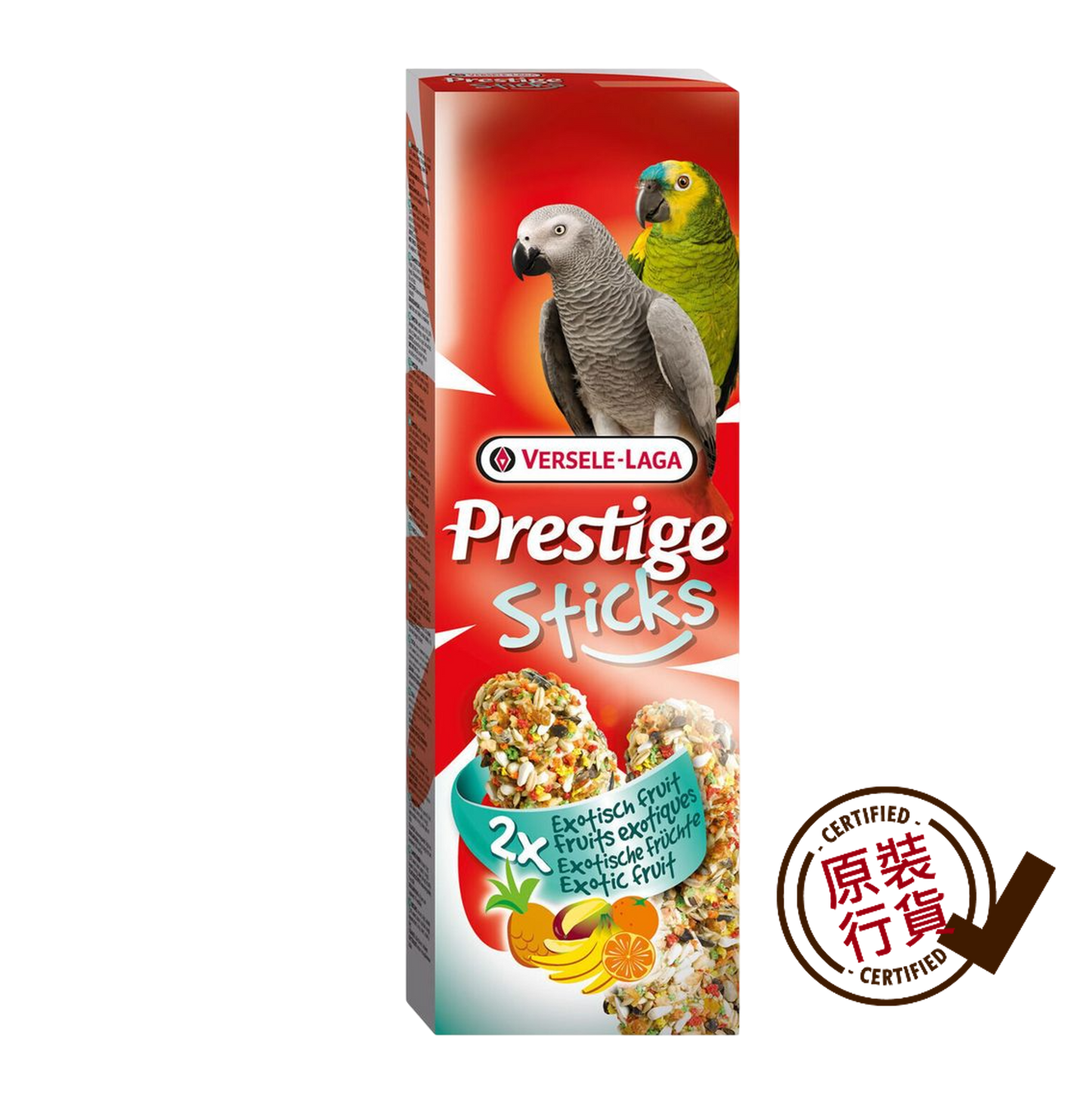 中大型鸚鵡異國水果點心棒 2 x 70g