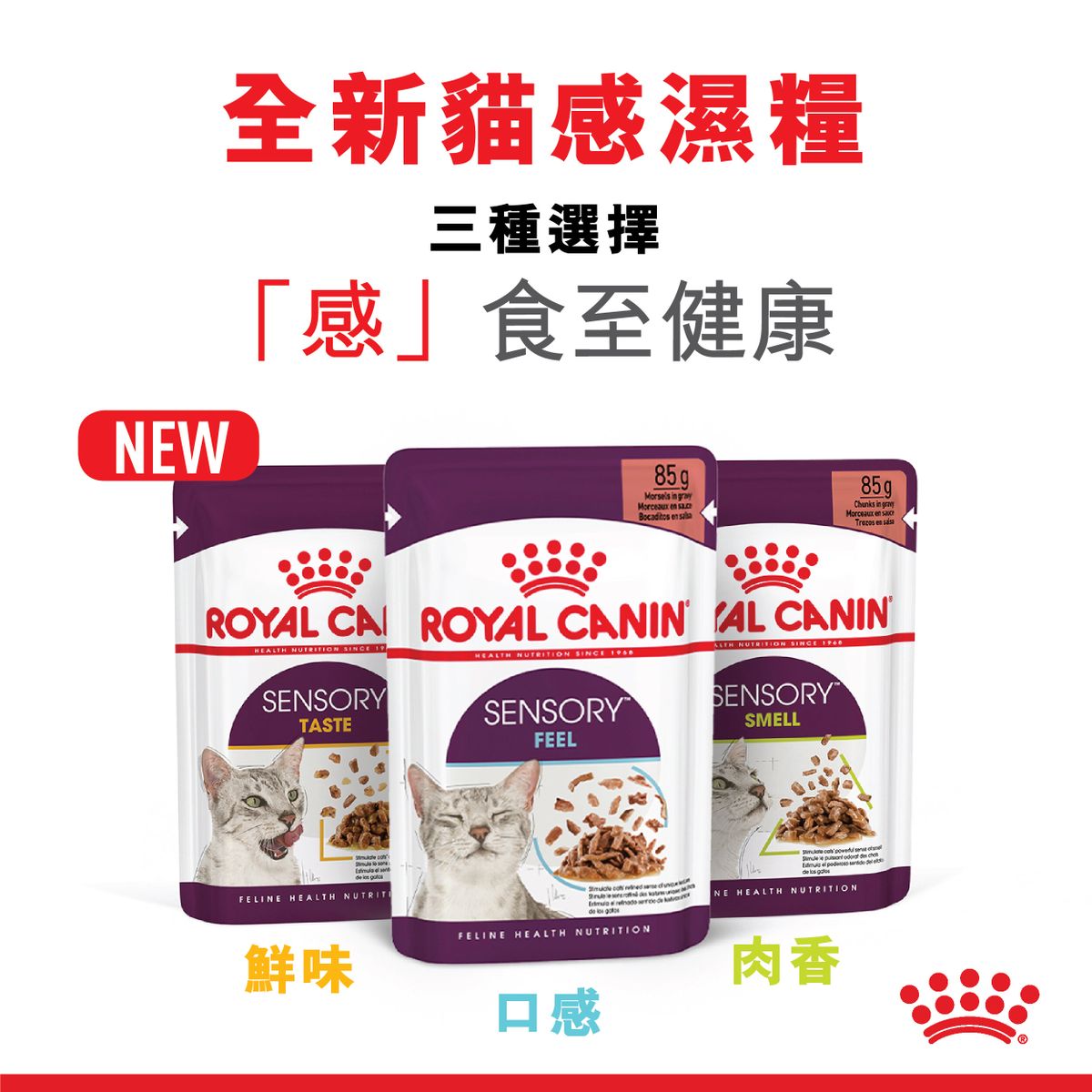 FHN 貓感混合裝營養主食濕糧 (肉汁) 85克 X 4 套