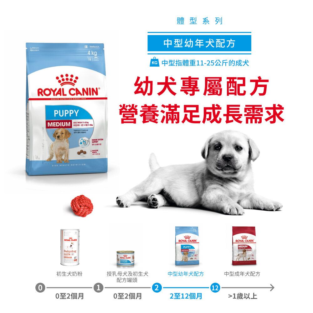 中型幼犬 營養配方 15公斤 (3003150011) (包裝隨機提供)