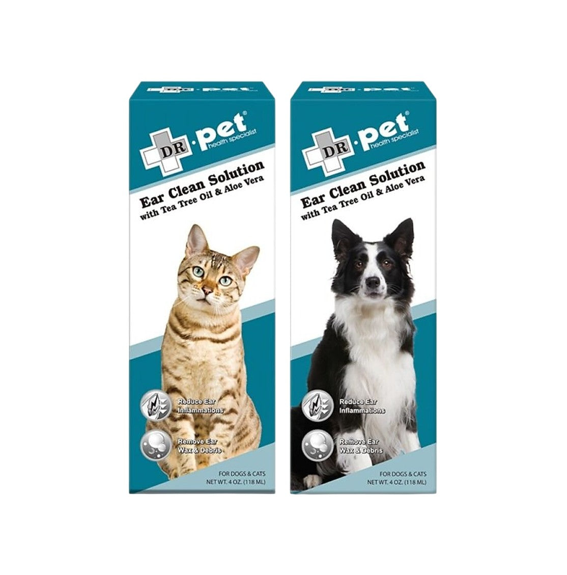 DR. PET 蘆薈茶樹油洗耳液 貓狗適用 118 毫升