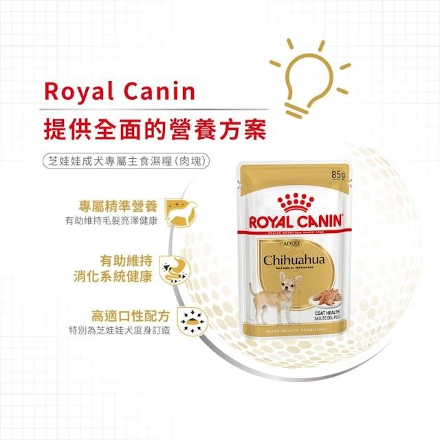 皇家 - BHN 芝娃娃成犬專屬主食濕糧(肉塊) 85克 x 12