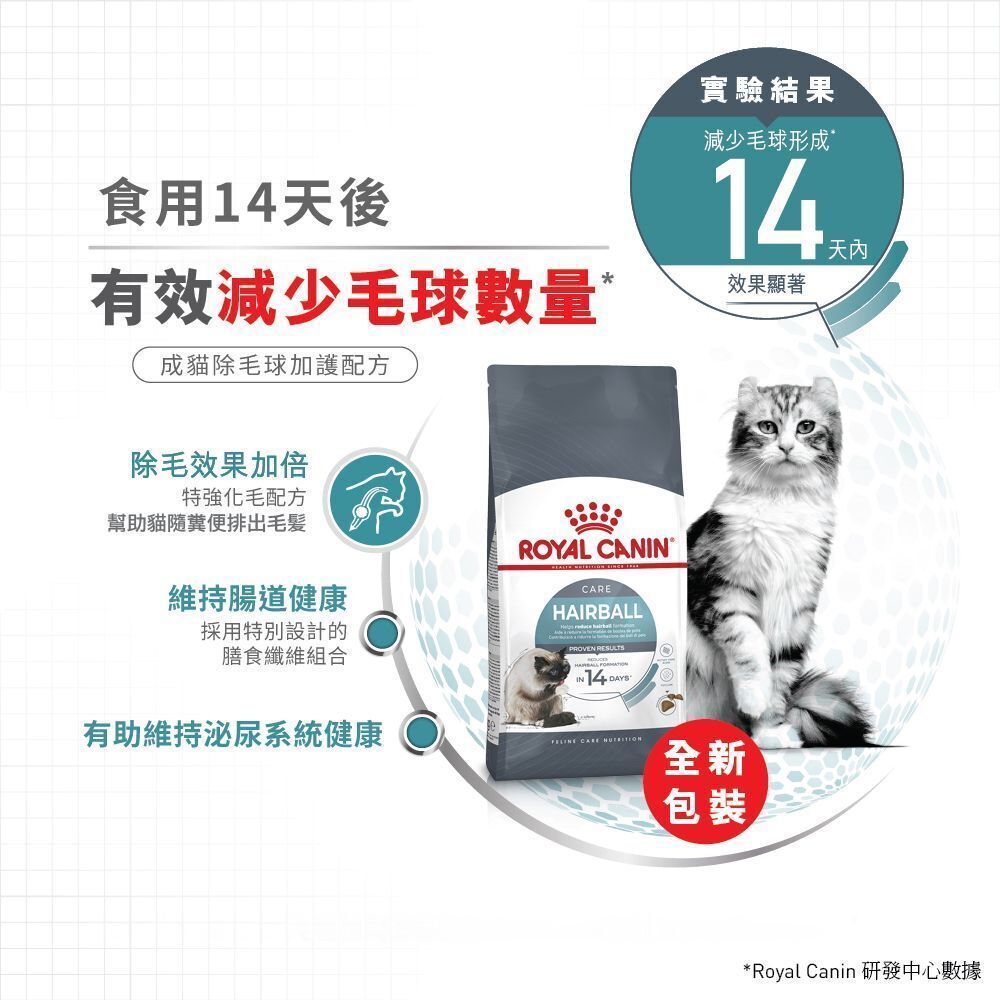 FCN 成貓除毛球加護配方 10公斤 (包裝隨機提供)