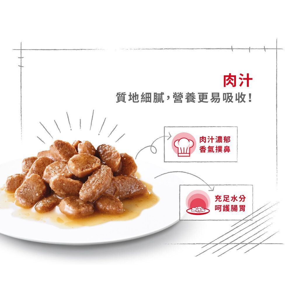 FHN 老年貓12+營養主食濕糧 (肉汁) 85克 X 2 (包裝隨機提供)
