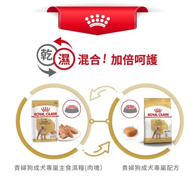 BHN 貴婦狗成犬專屬主食濕糧(肉塊)85克 x 12