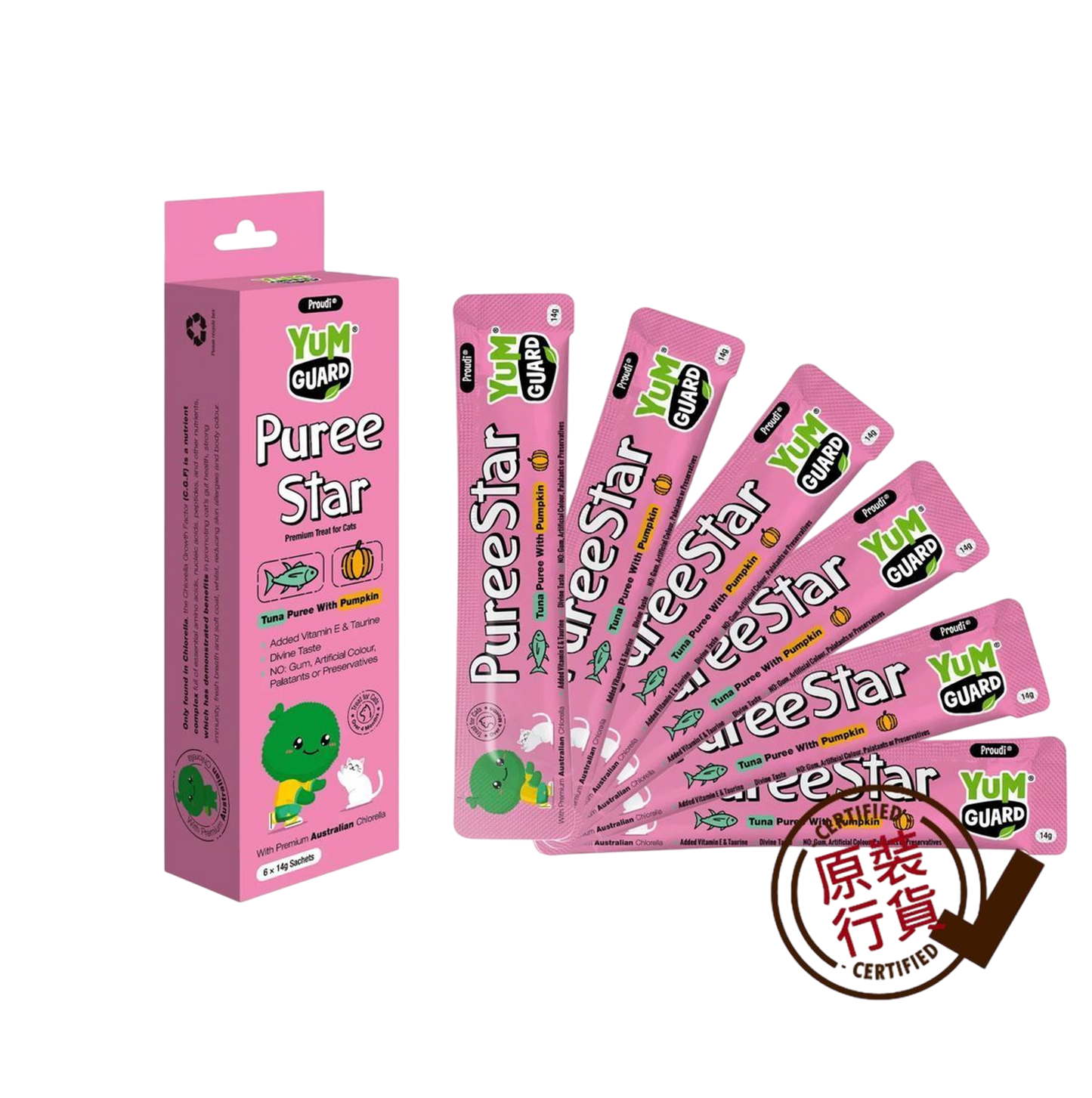 營加 吞拿魚南瓜果泥 14gx6 (包裝隨機提供)