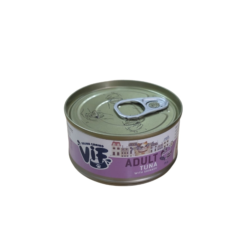 吞拿魚+小銀魚成貓配方鮮味貓罐頭 75克 AC5