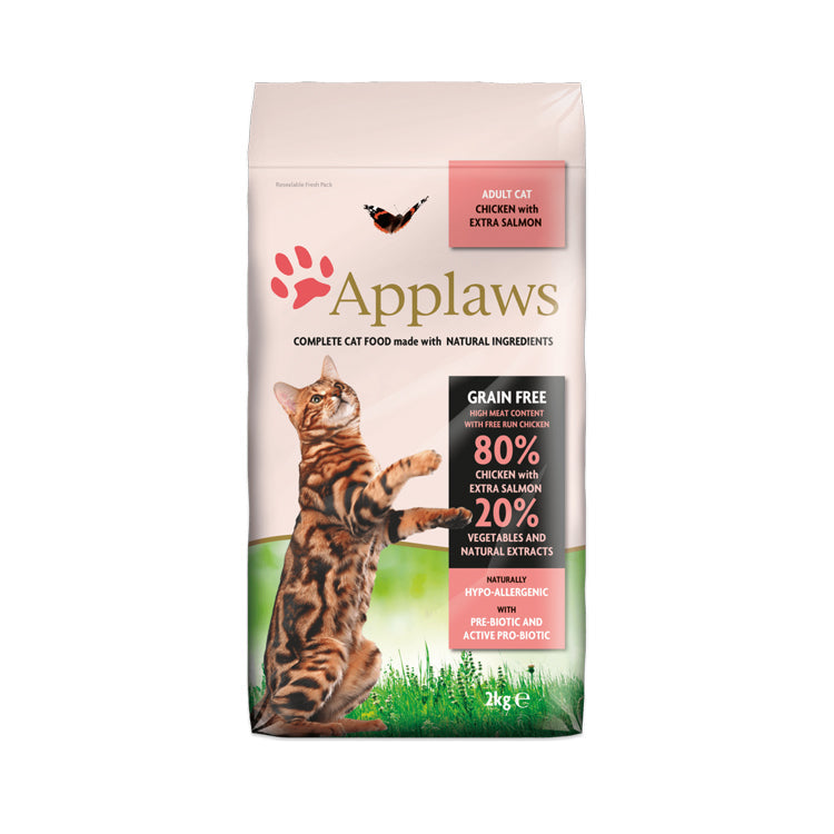 Applaws Adult Cat Dry Food Chicken & Salmon Formula 2kg #4023