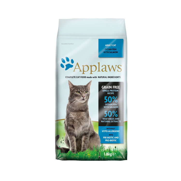 Applaws Adult Cat Dry Food Ocean Fish & Salmon Formula 1.8kg #4027
