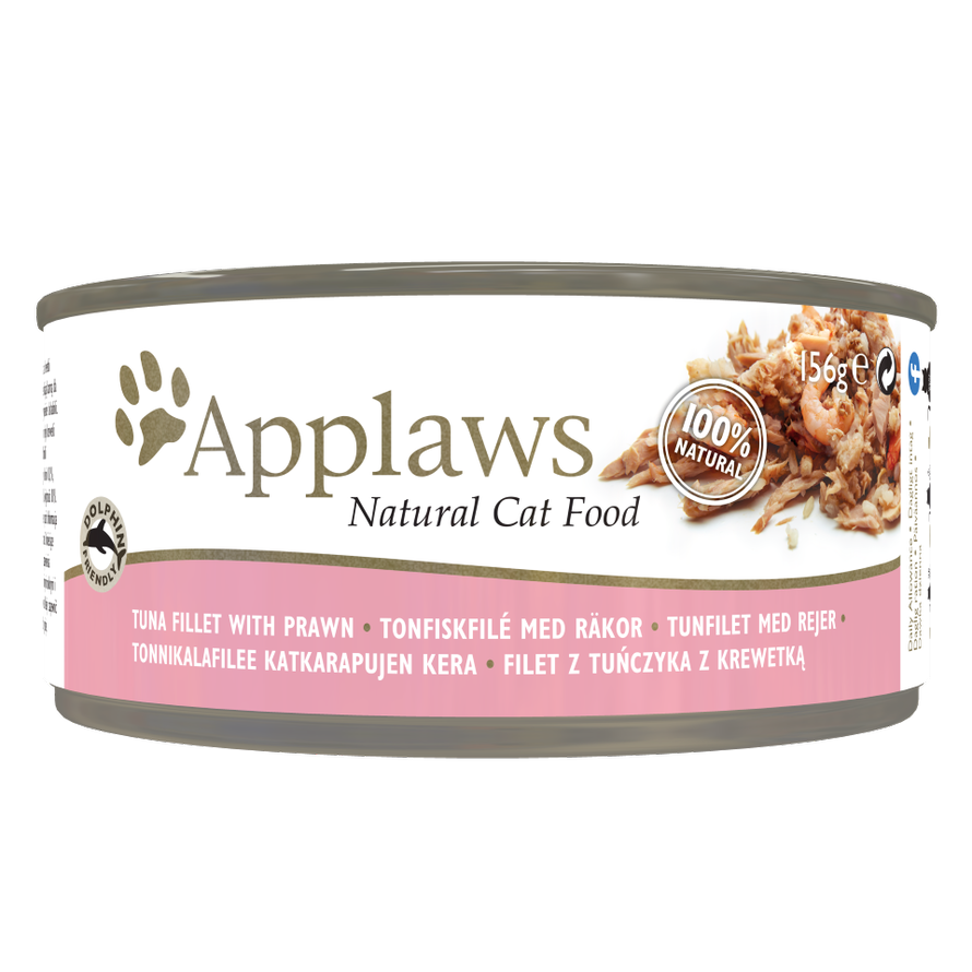 Applaws Cat Canned Food Tuna + Shrimp Formula 156g #2008