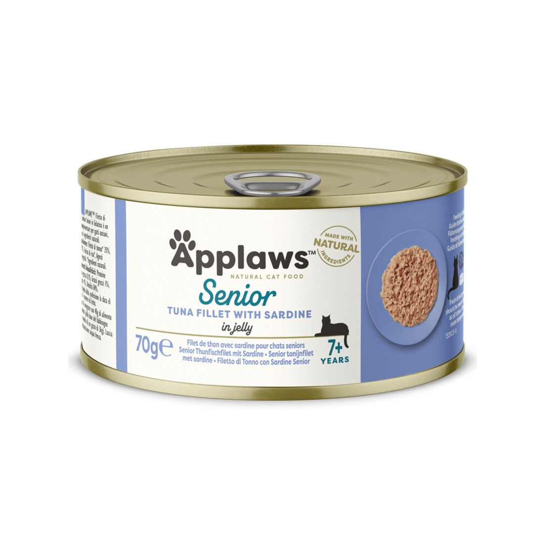 Applaws Senior Cat Canned Food Tuna + Sardine Formula 70g #1031