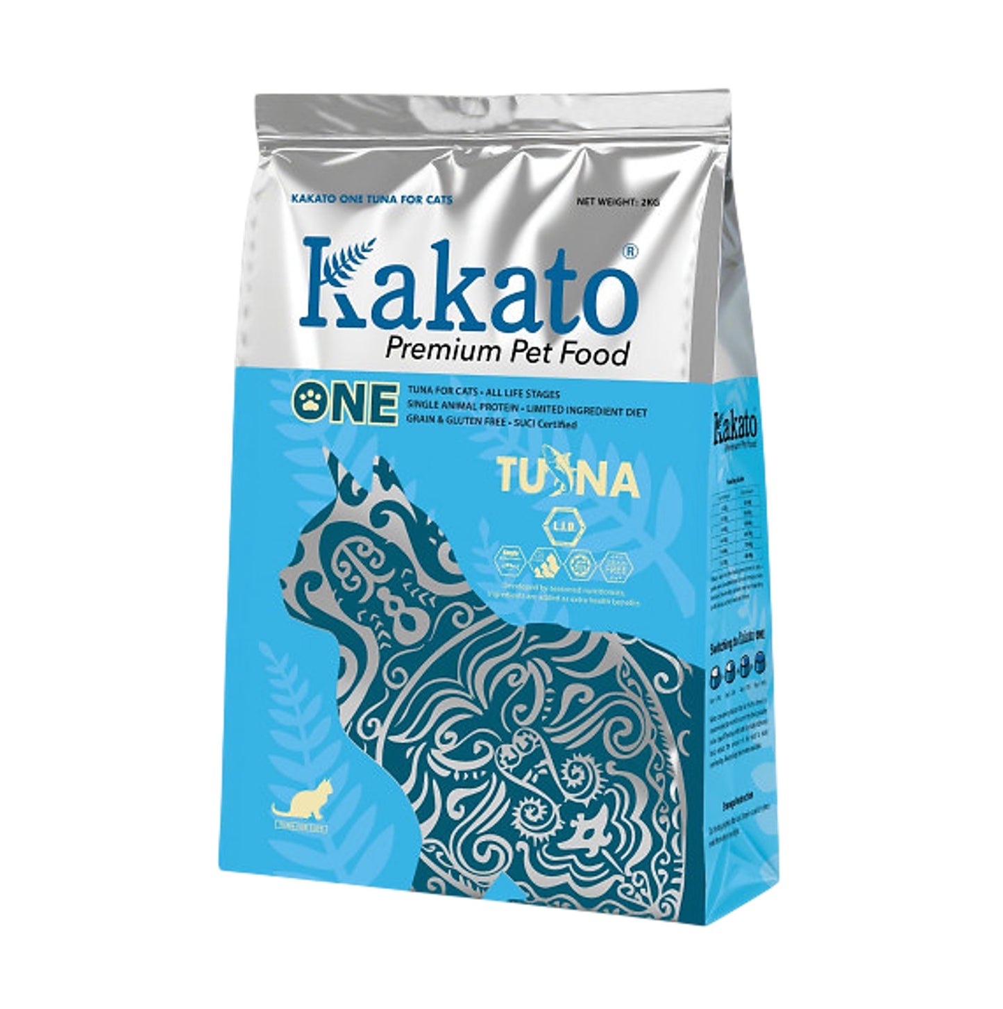 Kakato 專一蛋白系列 全貓乾糧 吞拿魚 2公斤 #102 (包裝隨機提供)
