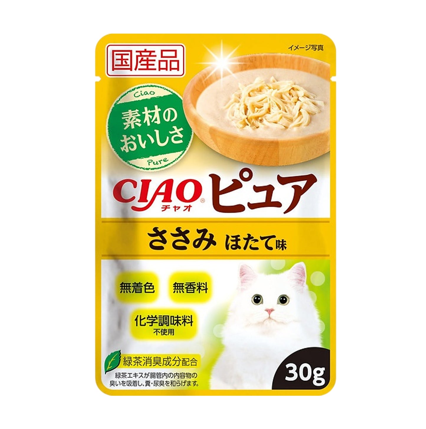 CIAO 日本貓濕糧(IC-574) - 雞肉&帶子味 30g