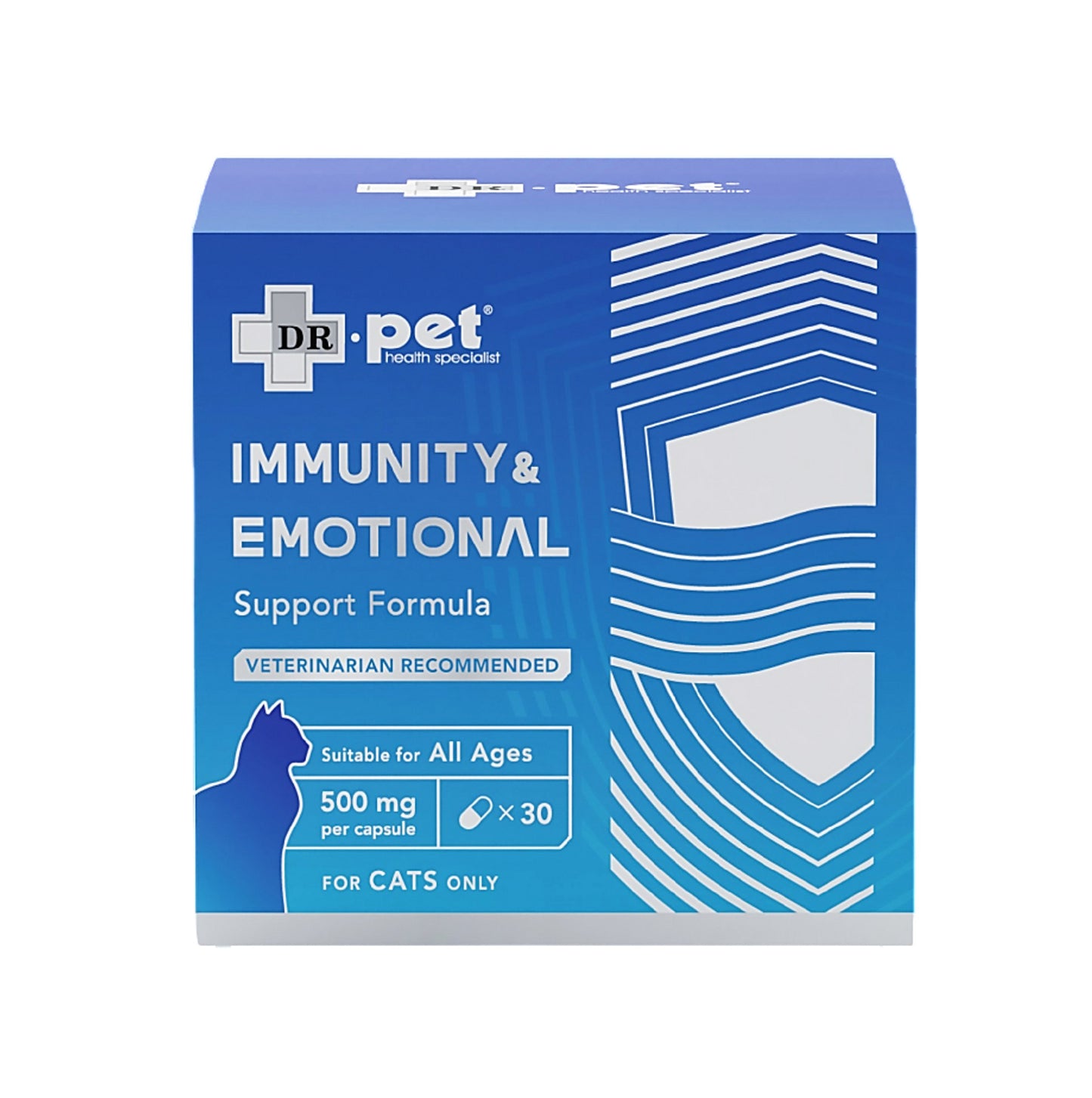 DR. PET Immunity & Emotional Support Formula for Cats 30 Capsules
DR. PET 貓貓專用 免疫及情緒支援配方 30粒