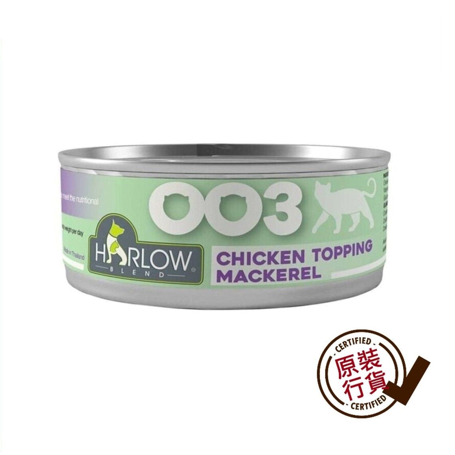 Harlow Maple 003 Cat Can Main Food Series Adult Senior Cat Chicken Mackerel Formula 80g