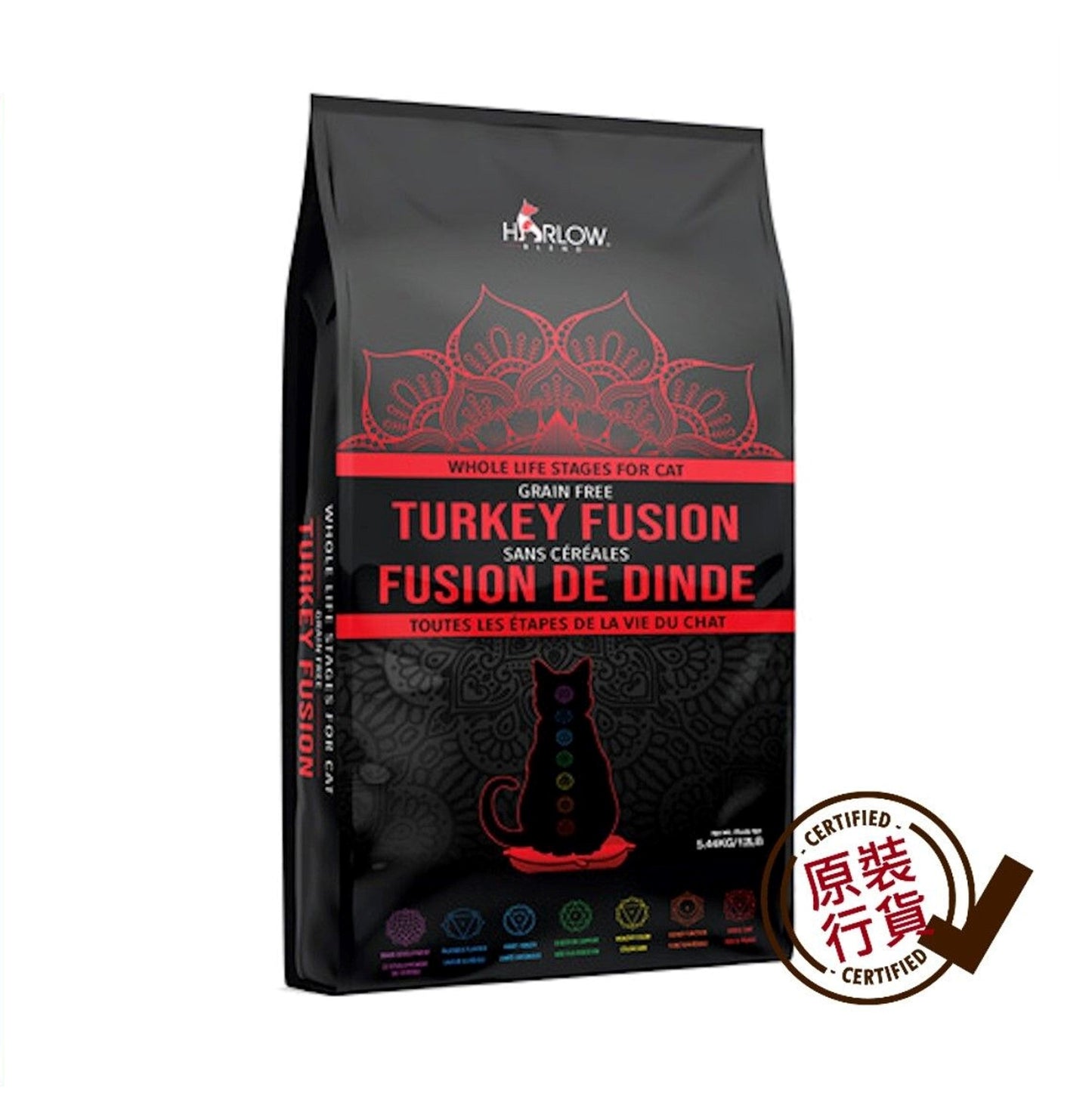 Harlow Maple Grain-Free Full Cat Food Turkey Pacific Cod Vegetable Formula 12lb
