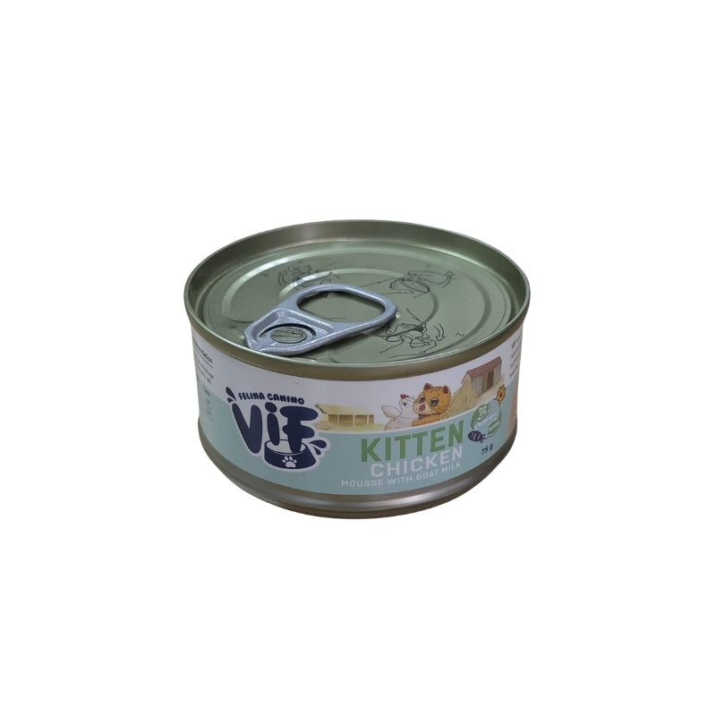 雞肉配羊奶幼貓配方慕絲貓罐頭 75克 K2