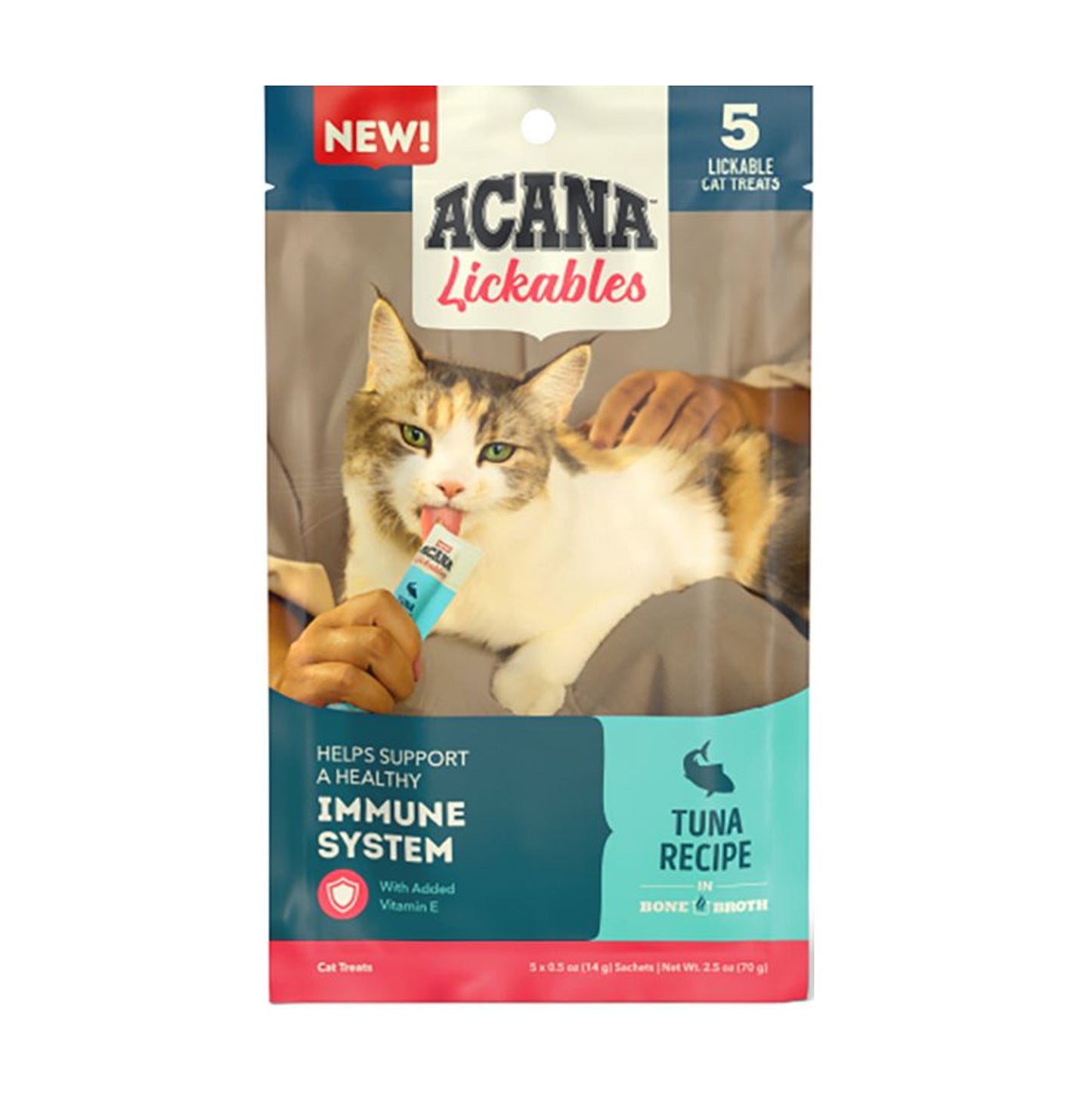 貓零食 Lickables肉泥 - 吞拿魚配方 免疫系統 (14g x 5)