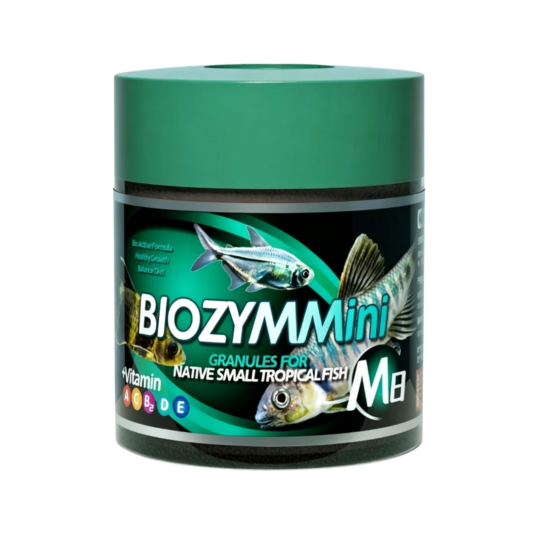 BIOZYM-觀賞魚配合魚糧 原生魚營養顆粒 M801 (65g) | 香港行貨 原生魚 小型魚 熱帶淡水魚 觀賞魚 營養魚糧 上浮魚糧