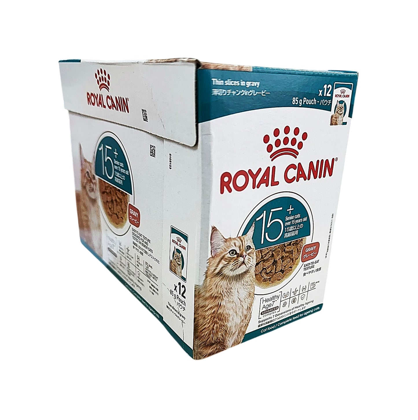 ROYAL CANIN 12 件 FHN 老齡貓15+ 主食濕糧(肉汁)85GX12 (包裝隨機提供)