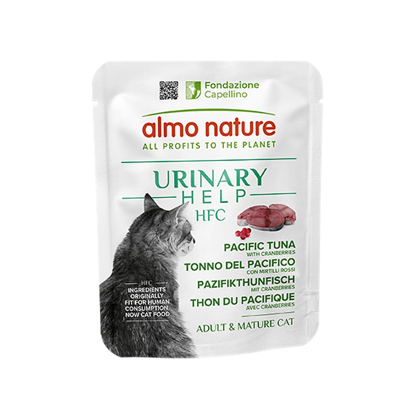 almo nature HFC 泌尿系統護理 大平洋吞拿魚+蔓越莓 貓濕糧 50克 #5863