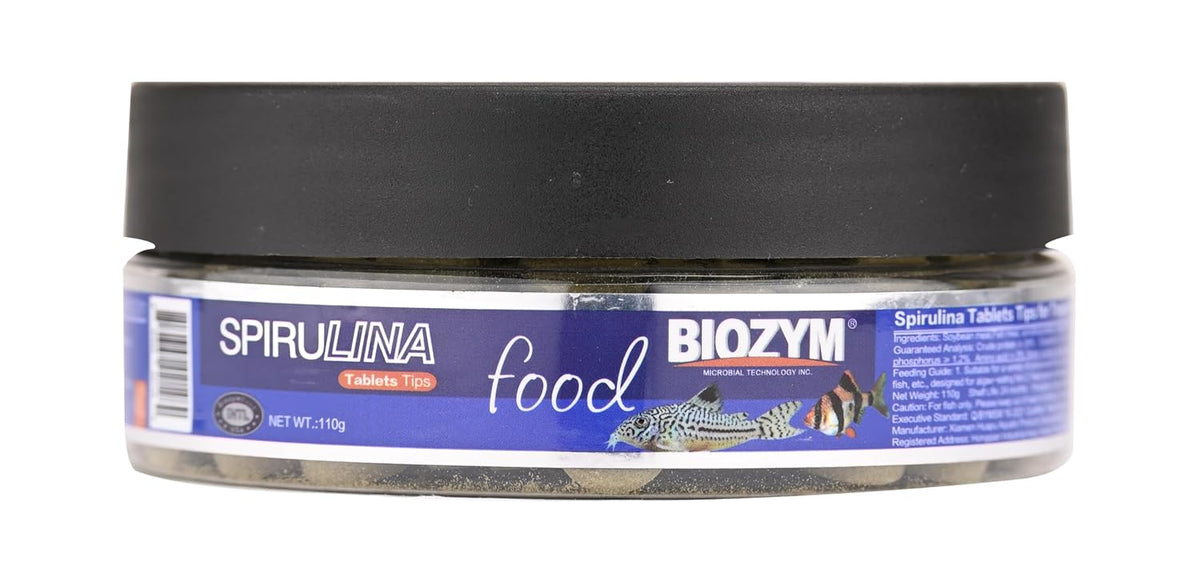 BIOZYM-觀賞魚配合飼料 螺旋藻貼片配合魚糧 BD201 (110g) | 香港行貨
