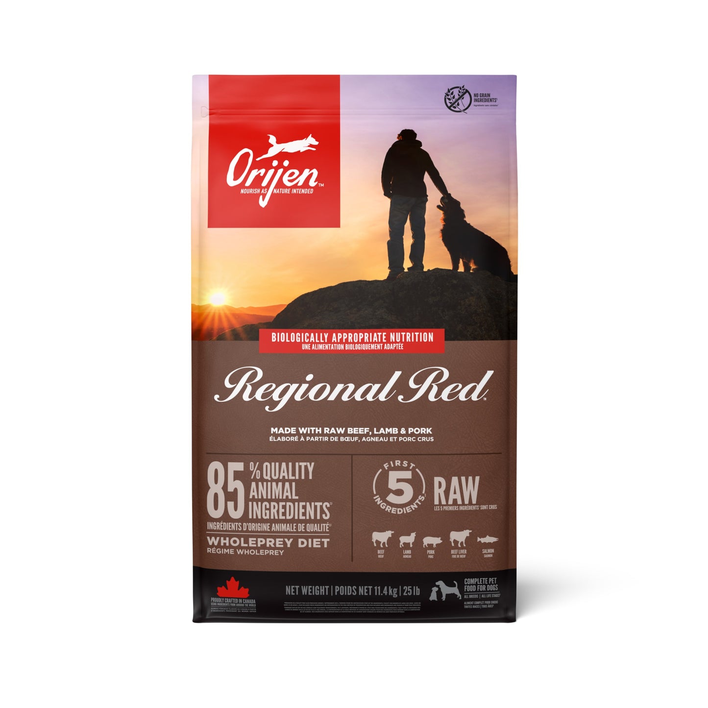 無穀物 狗糧 紅肉 (11.4公斤)(新舊包裝隨機提供)