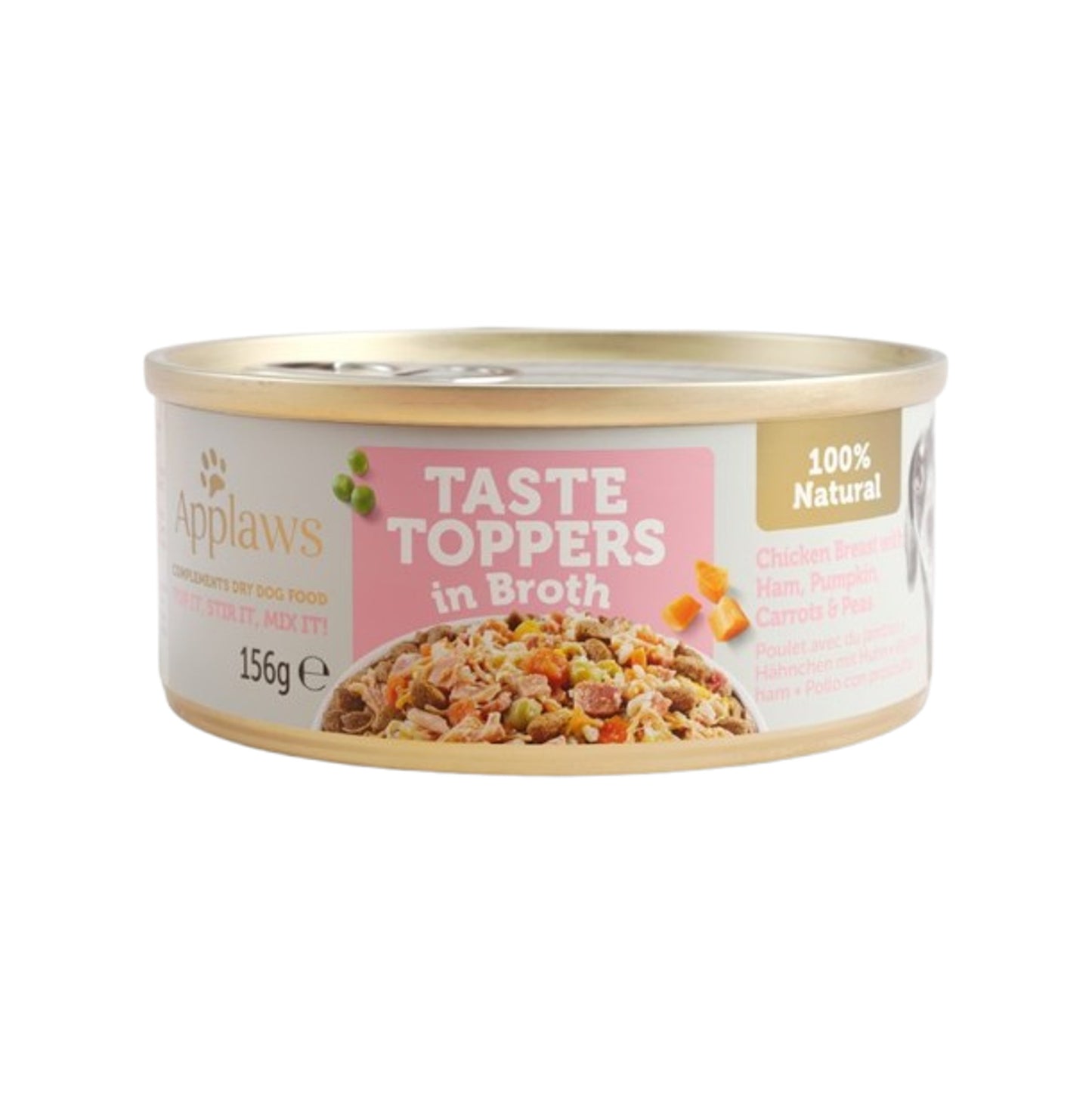 Applaws 狗罐頭 雞胸肉+火腿 156克#3035