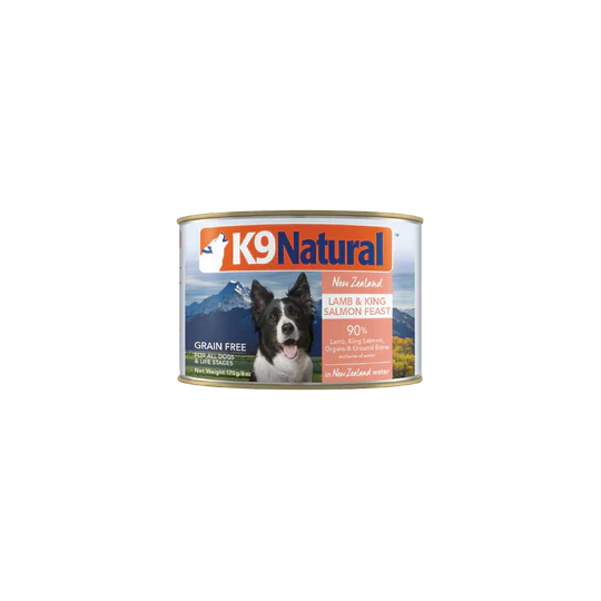 K9 Natural Canned Dog Food Wet Food Lamb and Salmon Feast 370g (1977)
