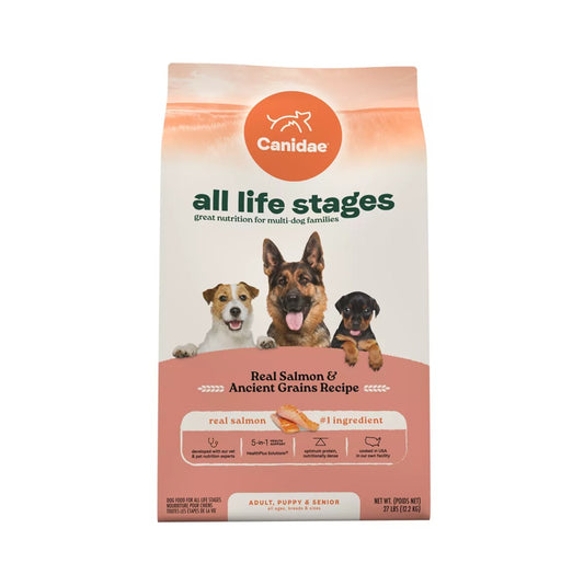 CANIDAE 全犬乾糧 三文魚及原始穀物配方 12.2公斤 (27磅)