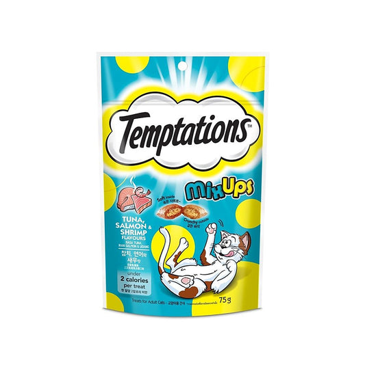 Temptations 貓小食 - 吞拿魚 三文魚 蝦 三重奏 75g