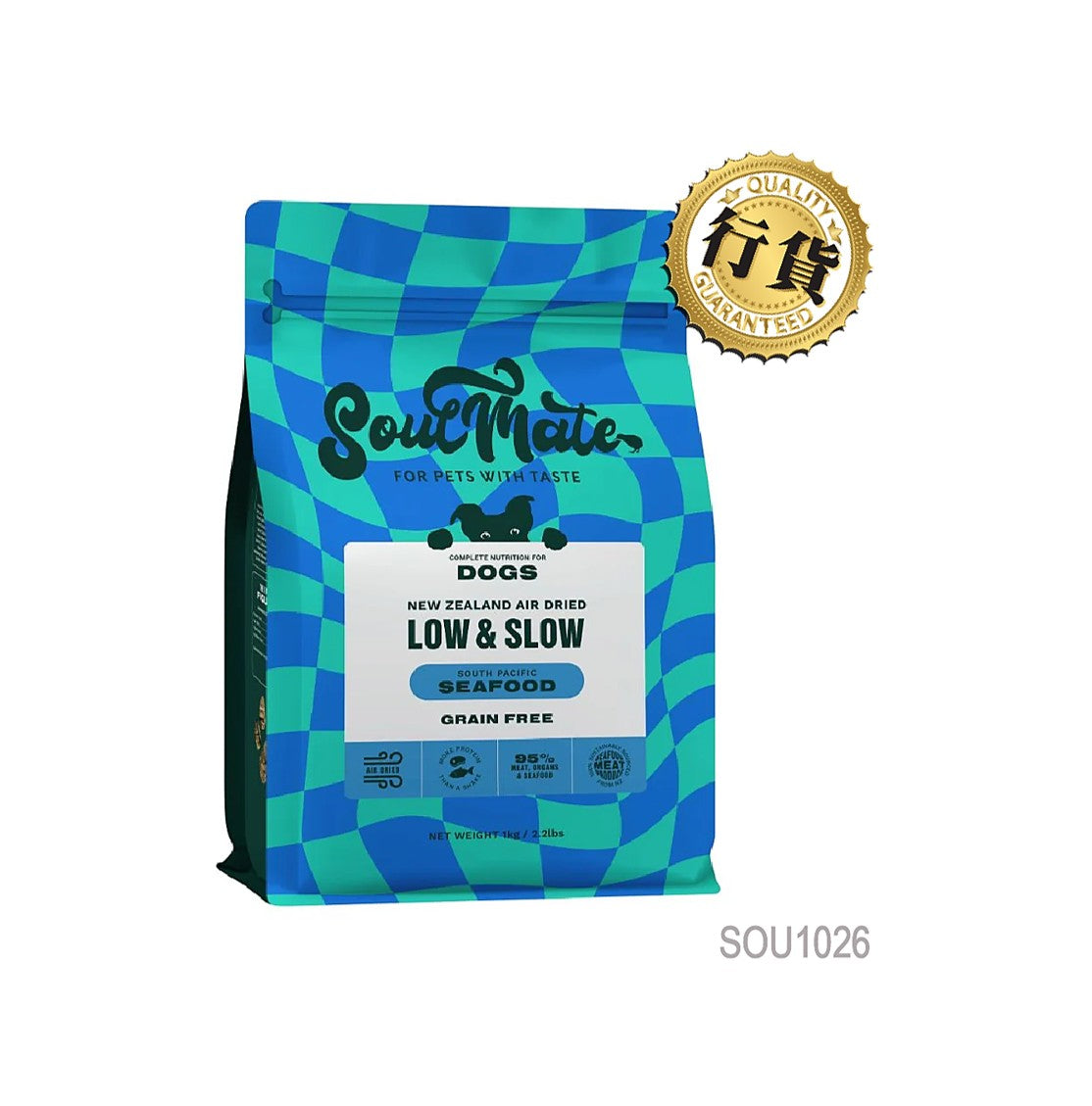 SoulMate 靈魂伴侶南太平洋海鮮風乾狗糧 1kg
