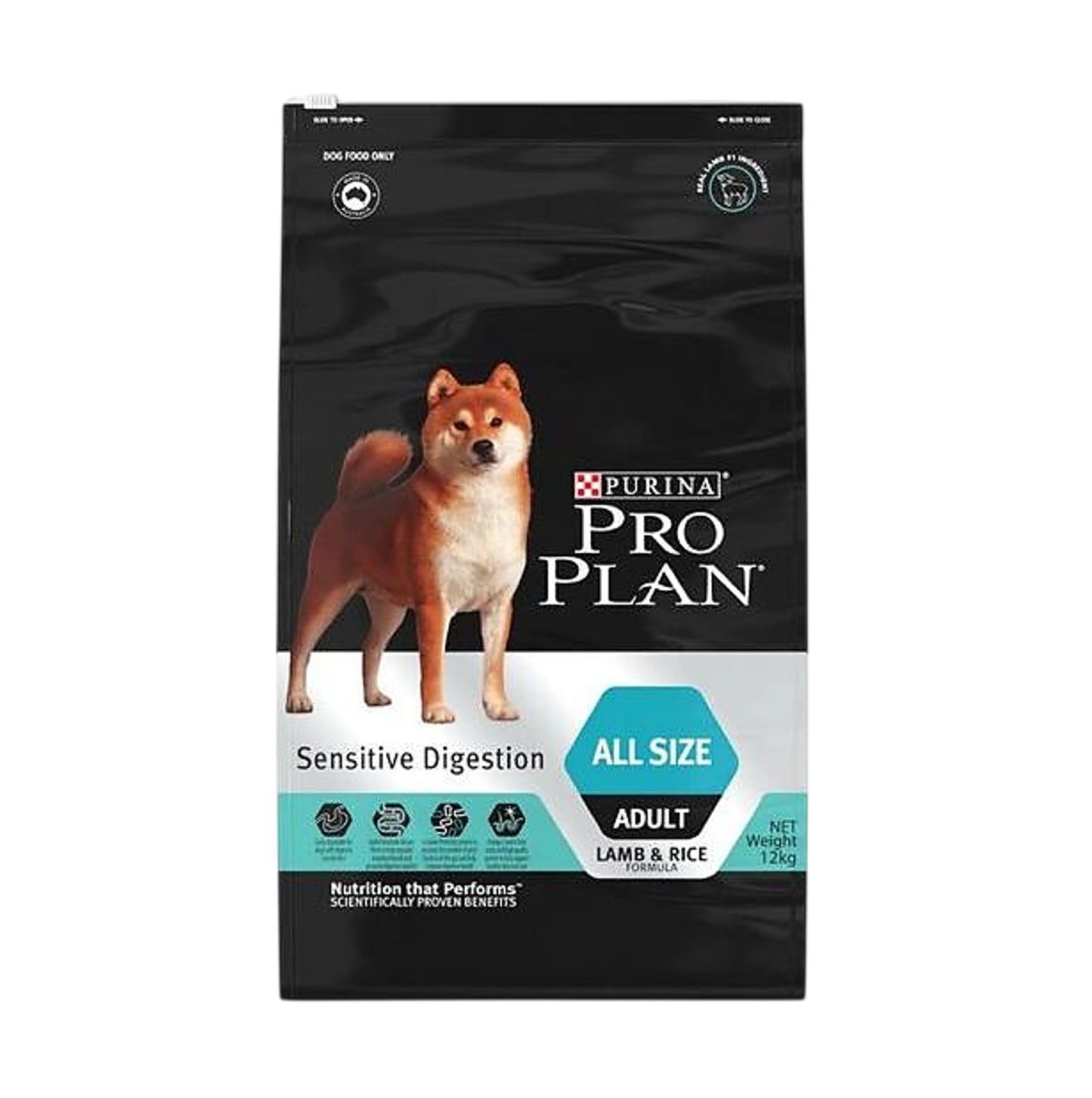 Purina Pro Plan 成犬敏感腸胃配方 (羊肉及米飯) 12 公斤 (包裝隨機提供)