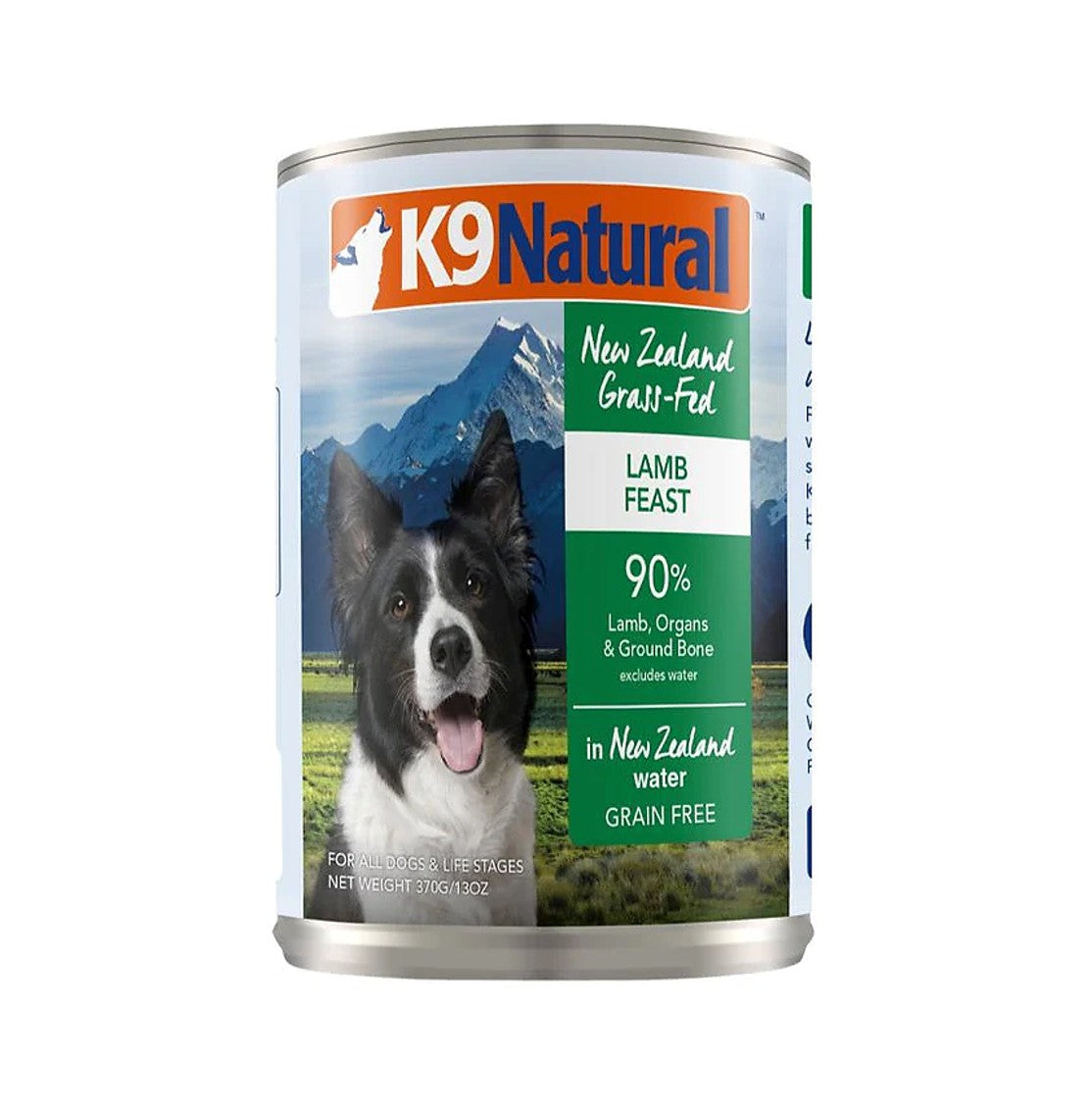 K9 Natural 羊肉盛宴主食狗罐頭 370 g #1350