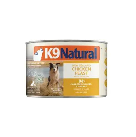 K9 Natural 雞肉盛宴主食狗罐頭 170 g #2455 (包裝隨機提供)