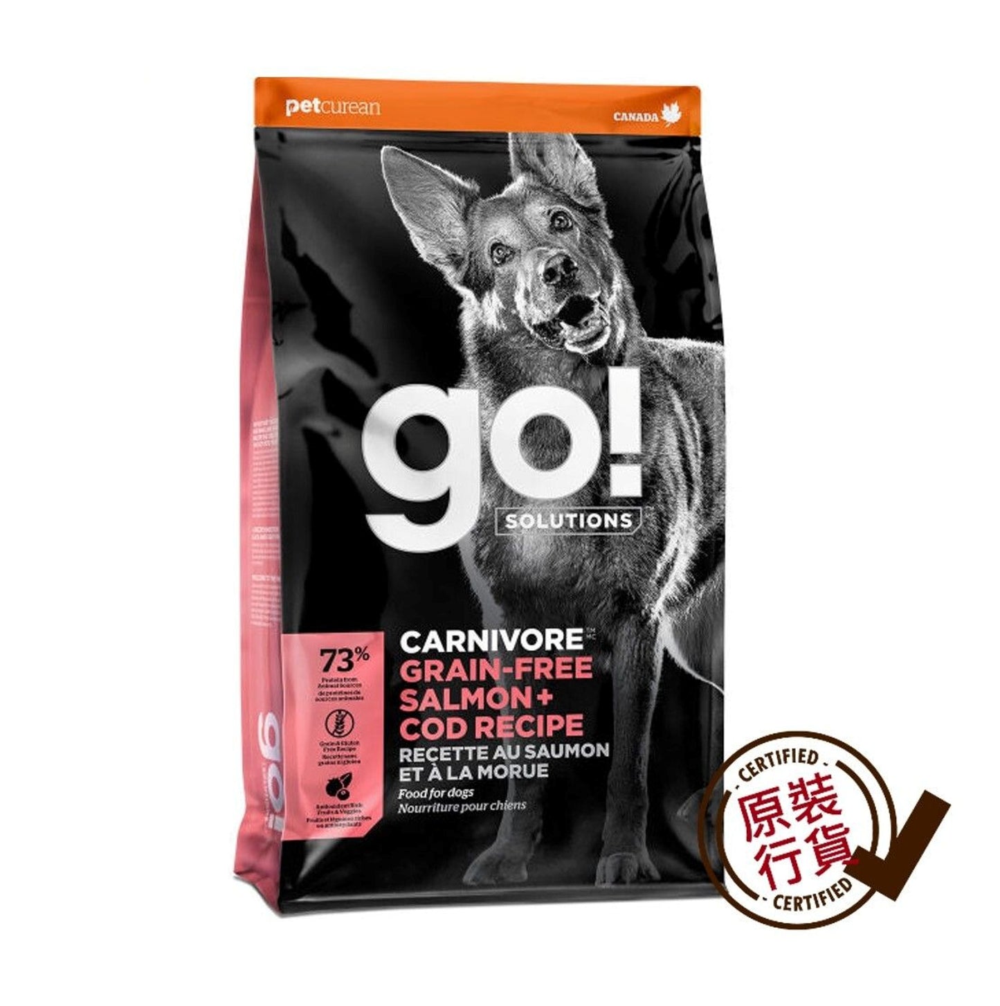 GO! SOLUTIONS 活力營養犬系列 無穀物 三文魚 + 鱈魚配方 全犬糧 12磅