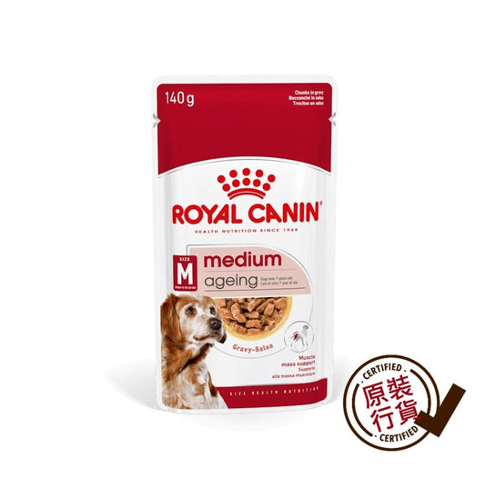 SHN 中型熟齡及老犬營養主食濕糧 (肉汁) 140克