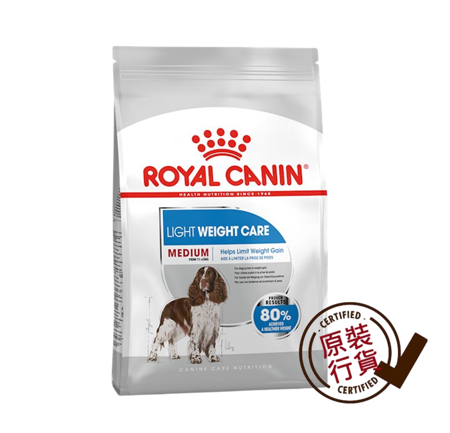 中型犬體重控制加護配方12公斤(包裝隨機提供)