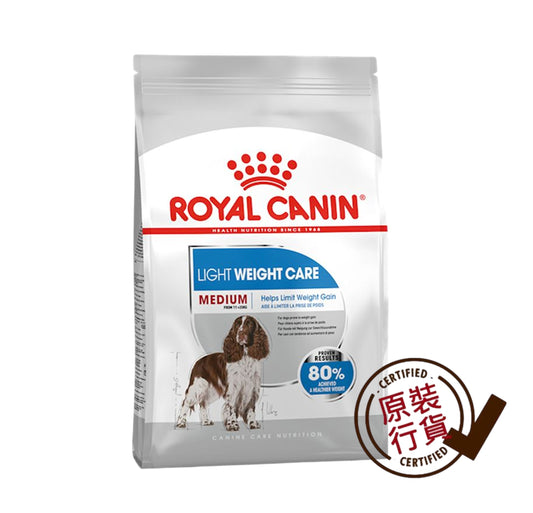 中型犬體重控制加護配方12公斤(包裝隨機提供)