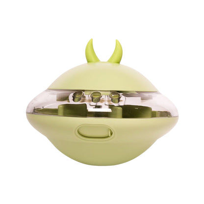 狗狗玩具 UFO 漏食不倒翁玩具不倒翁益智玩具綠色