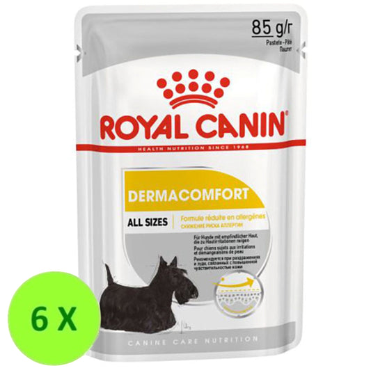成犬皮膚舒緩加護主食濕糧（肉塊）85克 X 6包