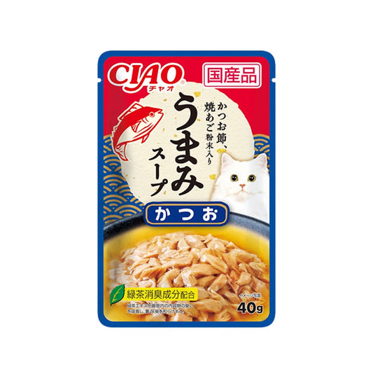 INABA〈CIAO〉日本貓濕糧 鰹魚配方 40克 #IC-352