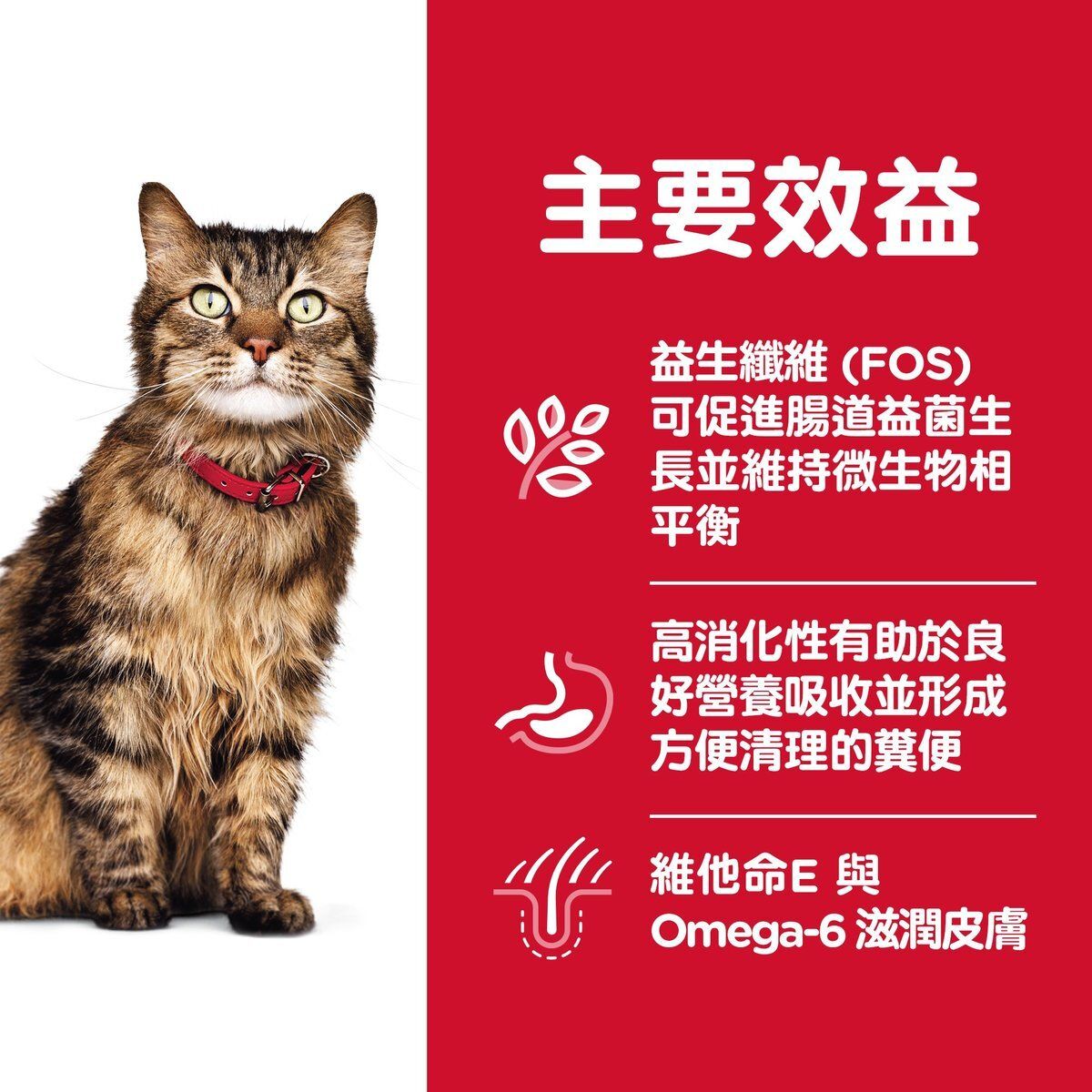 Hills 成貓 1-6 胃部及皮膚敏感配方 貓乾糧 3.5磅 8523