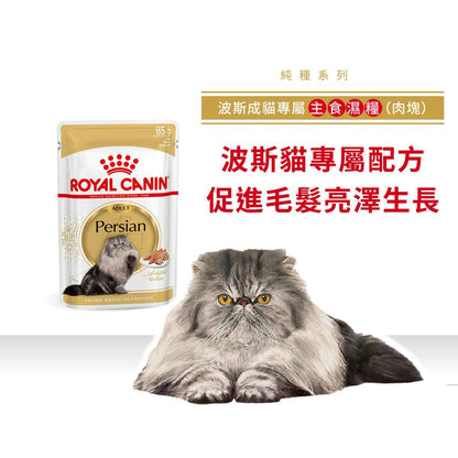 皇家 - FBN 波斯成貓專屬主食濕糧（肉塊）85克 X 2