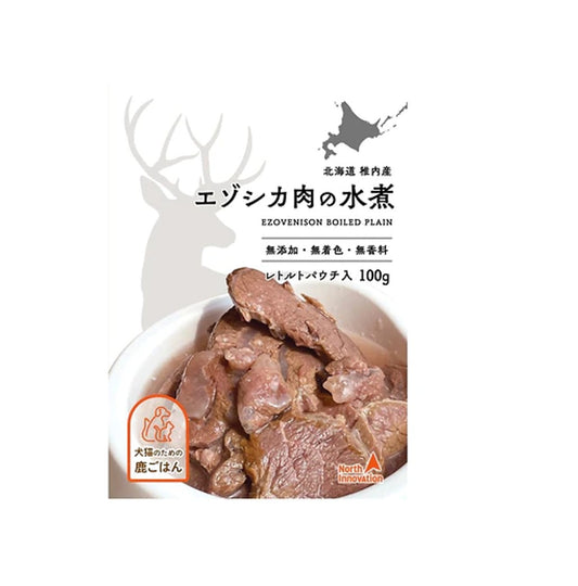 北海道稚內產 狩人の匠 水煮蝦夷鹿肉 100克(包裝)