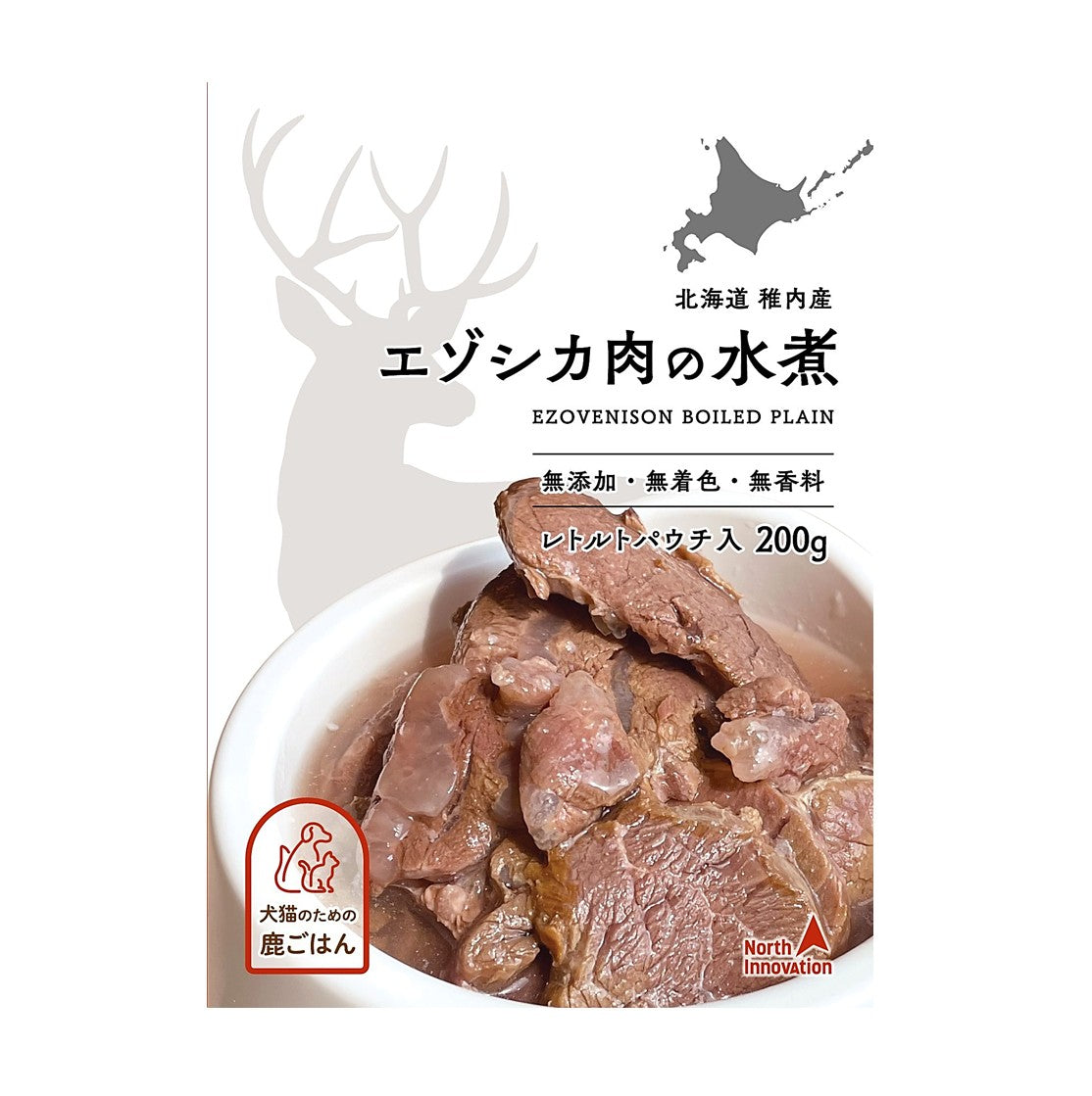 北海道稚內產 狩人の匠 水煮蝦夷鹿肉 200克 (包裝)