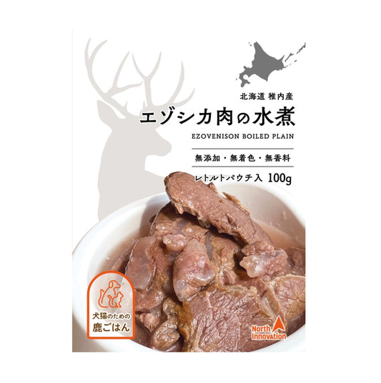 北海道稚內產 狩人之匠 水煮蝦夷鹿肉 100克 (盒裝)