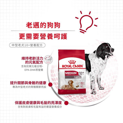 SHN 中型老犬 10+ 營養配方 3公斤